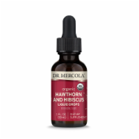 Dr. Mercola® Organic Hawthorn and Hibiscus Liquid Drops
