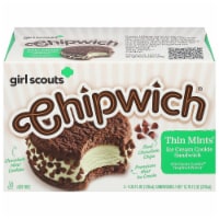Chipwich® Girl Scouts Thin Mints Ice Cream Cookie Sandwich Perspective: Main