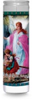 St. Jude Candle Company Guardian Angel Glass White Jar Candle