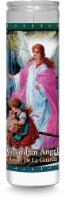 St. Jude Candle Company Guardian Angel Glass White Jar Candle Perspective: Main