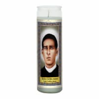 St. Jude Candle Company Santo Toribio Romo Candle - Light Blue
