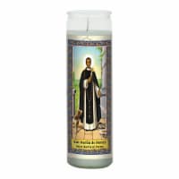 St. Jude Candle Company San Martin de Porres Candle - Light Blue
