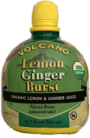 Volcano Organic Lemon & Ginger Juice Perspective: Main