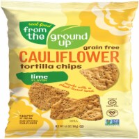 From The Ground Up® Lime Flavored Cauliflower Tortilla Chips Snacks