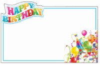 Design 88 79494 Enclosure Card - Happy Birthday Party Favors Perspective: Main