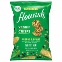 Popcorners Flourish® Lightly Salted Greens & Beans  Veggie Crisps Perspective: Main