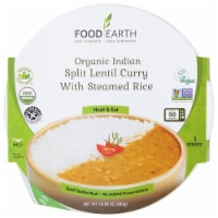Food Earth Organic Indian Split Lentil Curry with Steamed Rice