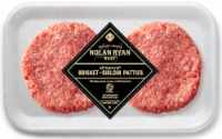 Nolan Ryan Beef® 80/20 Fresh Ground Brisket Sirloin Patty Perspective: Main