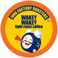 Java Factory Single Cup Coffee for Keurig K Cup Brewers, Wakey Wakey Light Roast, 80 Count