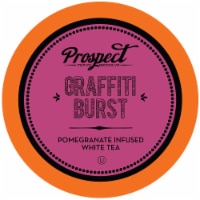 Prospect Tea Pomegranate White Tea Pods for Keurig K-Cup Makers, Graffiti Burst, 40 count