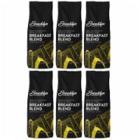 Brooklyn Beans Light Roast Ground Coffee, Breakfast Blend, 6 pack (72 ounces total)