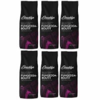 Brooklyn Beans Dark Roast Ground Coffee, Fuhgeddaboutit, six- 12 Ounce Bags(72 ounces total)