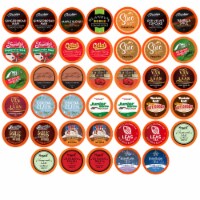 Two Rivers Coffee&Hot Cocoa Pods, Compatible with Keurig K-Cup, Holiday Flavors Variety,40 Ct