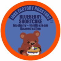 Java Factory Blueberry Shortcake Single-Cup Coffee for Keurig K-Cup Brewers, 40 Count