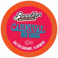 Brooklyn Beans Flavored Hot Cocoa Pods, Carnival Chocolate Salted Caramel, 40 Count