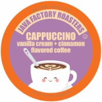 Java Factory Cappuccino Flavored Coffee for Keurig K-Cup Brewers, 80 Count