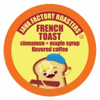 Java Factory French Toast Flavored Coffee for Keurig K Cup Brewers, 80 Count
