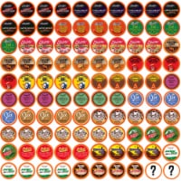 Two Rivers Coffee, Tea, Cocoa, Cider,Cappuccino, Pods for 2.0 Keurig K-Cup Brewers,100 Count