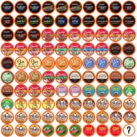 Two Rivers Flavored Coffee Pods Variety Sampler Pack for Keurig K-Cup Makers, 100 count