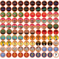 Two Rivers Coffee Mega Coffee Pods, Keurig compatible, Variety Sampler Pack, 100 Count