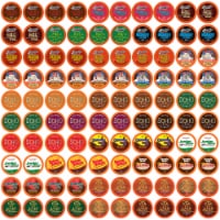 Two Rivers Hot Chocolate Pods, Keurig compatible, Variety Pack, 100 Count - Largest Assorted