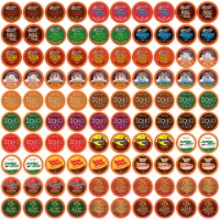 Two Rivers Hot Chocolate Pods, Variety Pack, 100 Count - Largest Assorted Hot Cocoa Sampler