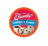 Friendly's Ice Cream Flavored Coffee Pods, Keurig compatible, Cookies & Cream, 40 Count