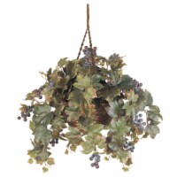 22-in Grape Leaf Hanging Basket