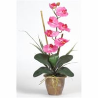Nearly Natural 1016-DP Single Stem Phalaenopsis Silk Orchid Arrangement