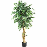 Nearly Natural 5216 6   Palace Style Ficus Silk Tree- Green