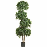 69-in Sweet Bay Topiary w/4 Balls Tree w/2664 Lvs