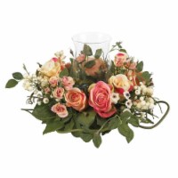 Nearly Natural 4685-AP Rose Candleabrum Silk Flower Arrangement