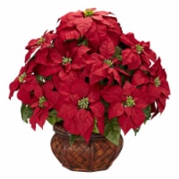 22-in Poinsettia w/Decorative Planter