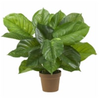 27-in Large Leaf Philodendron Silk Plant (Real Touch)