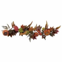 Nearly Natural 4938 54&rdquo; Pumpkin & Gourd Garland