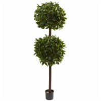 Nearly Natural 5398 6&rsquo; Sweet Bay Double Ball Topiary