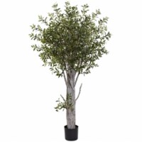 Nearly Natural 5439 6 ft. Olive Tree With 3864 Leaves
