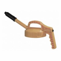 Oil Safe Stretch Spout Lid,w/0.5 In Outlet,Beige  100300