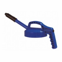 Oil Safe Stretch Spout Lid,w/0.5 In Outlet,Blue 100302 Perspective: Main