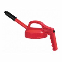 Oil Safe Stretch Spout Lid,w/0.5 In Outlet,Red  100308