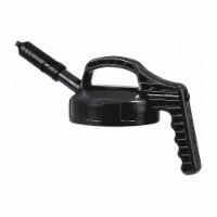 Oil Safe Mini Spout Lid,w/0.27 In Outlet,Black  100401