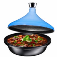 Bruntmor Tagine Pot w/Silver Diffuser - 4-Quart All Clad Cooking Pot