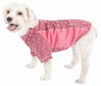 Pet Life TSHL5PKMD Active Warf Speed Heathered Ultra-Stretch Sporty Performance Dog T-Shirt,