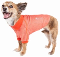 Pet Life PLHL2ORLG Active Fur-Flexed Relax-Stretch Wick-Proof Performance Dog Polo T-Shirt, O