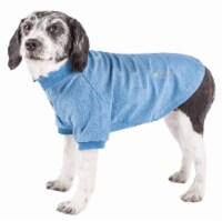Pet Life Active Fur-Flexed Relax-Stretch Wick-Proof Performance Dog Polo T-Shirt