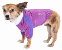 Pet Life Active Chewitt Wagassy 4-Way Stretch Performance Long Sleeve Dog T-Shirt