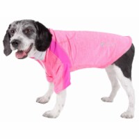 Pet Life LTHL1PKLG Active Chewitt Wagassy 4-Way Stretch Performance Long Sleeve Dog T-Shirt,