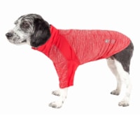Pet Life LTHL1RDSM Active Chewitt Wagassy 4-Way Stretch Performance Long Sleeve Dog T-Shirt,