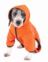 Pet Life Active Pawsterity Heathered Performance 4-Way Stretch Two-Toned Full Bodied Hoodie
