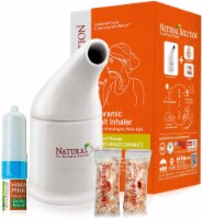 Natural Solution Nasal Inhaler and Ceramic Salt Inhaler, Organic Personal Care, Gift Set
